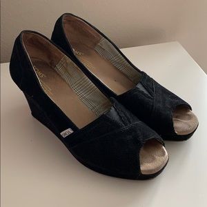 Corduroy Toms Wedges